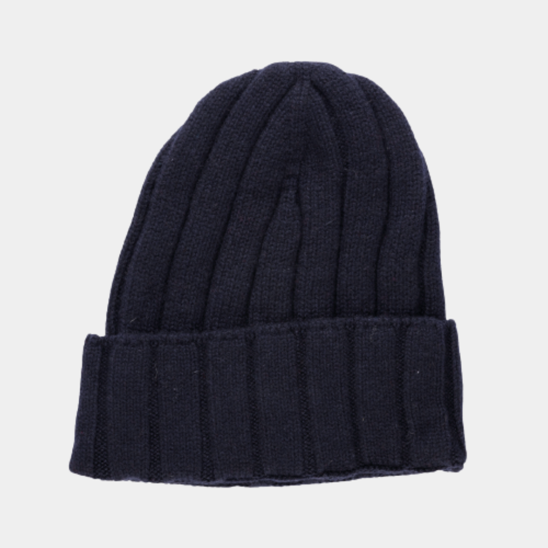 Ribbed Cashmere Beanie