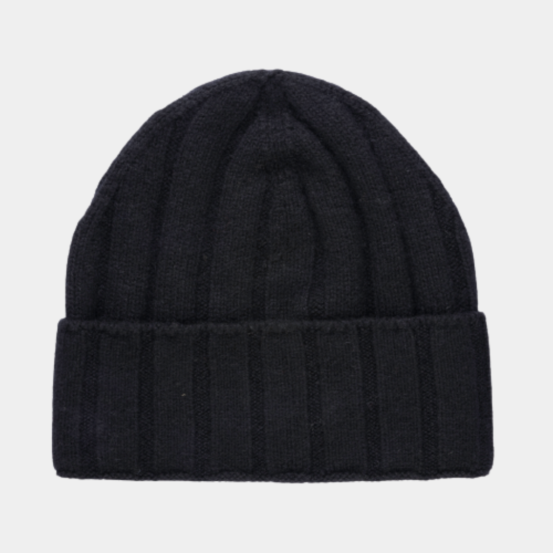 Ribbed Cashmere Beanie