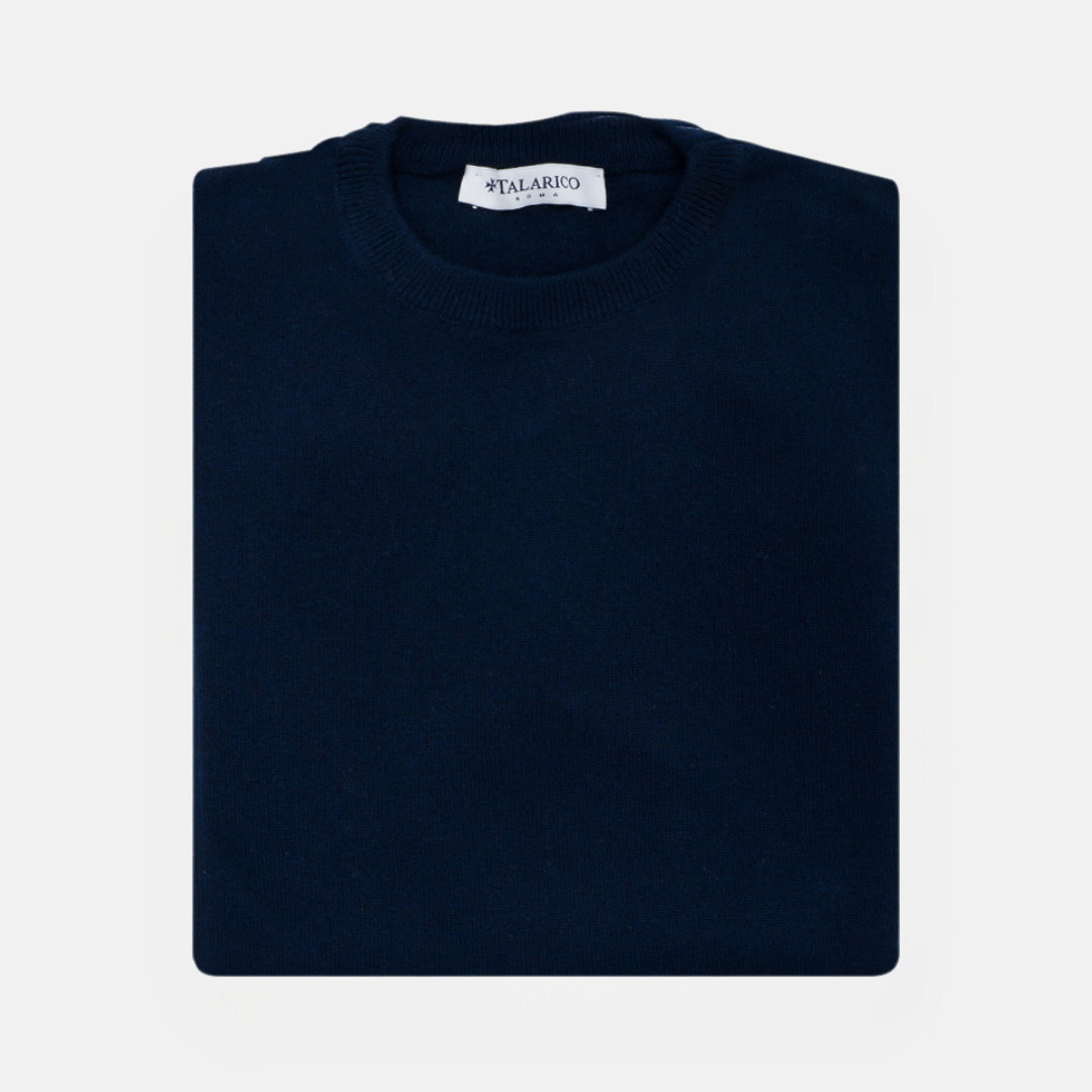 Maglia Girocollo in Cashmere Notturno