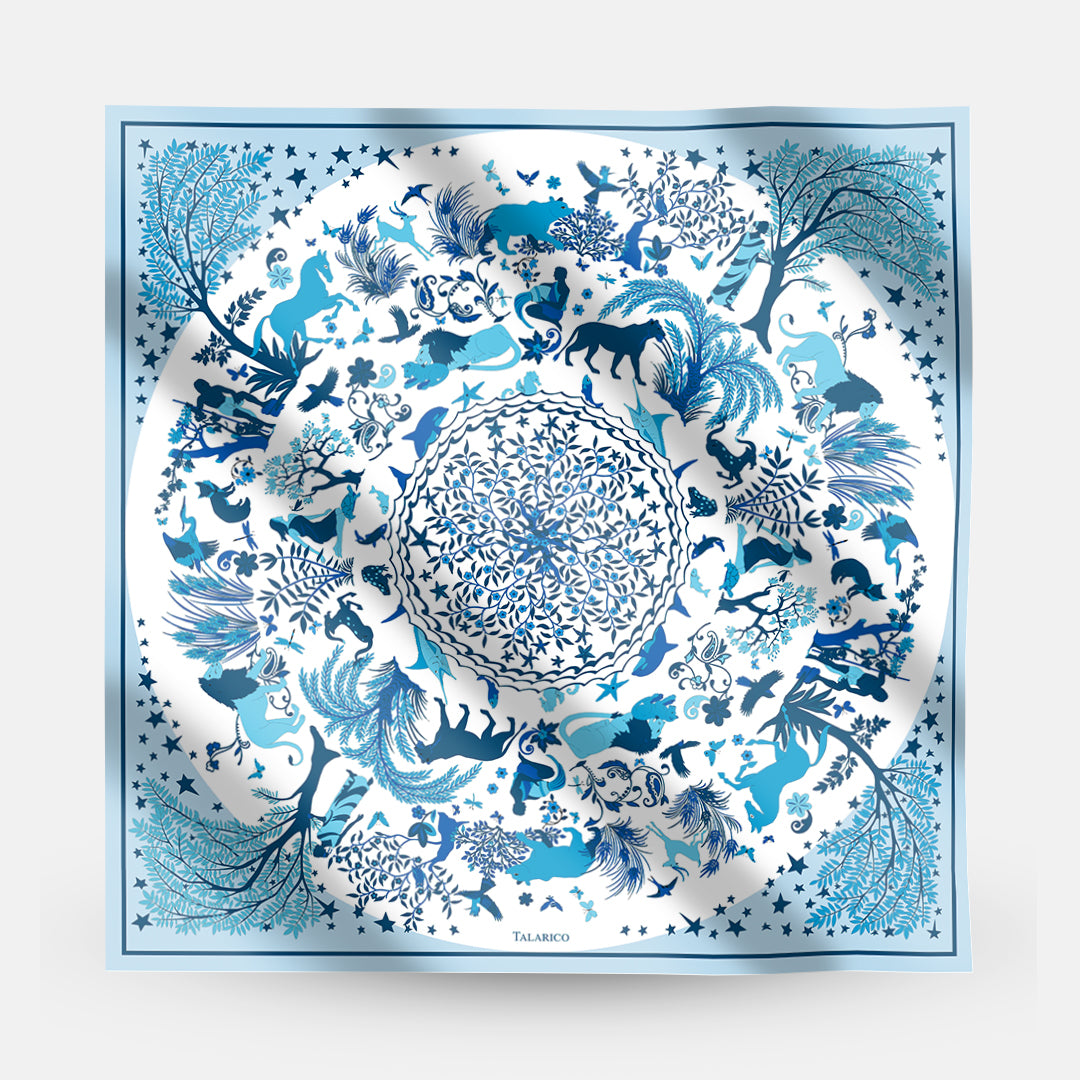 90 Twill Silk Scarf Circle Of Life