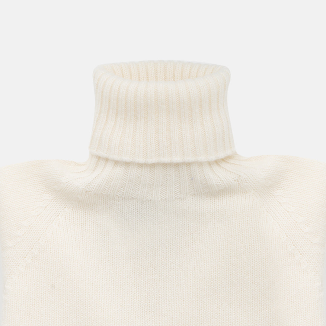 Cashmere Turtleneck Sweater Cream