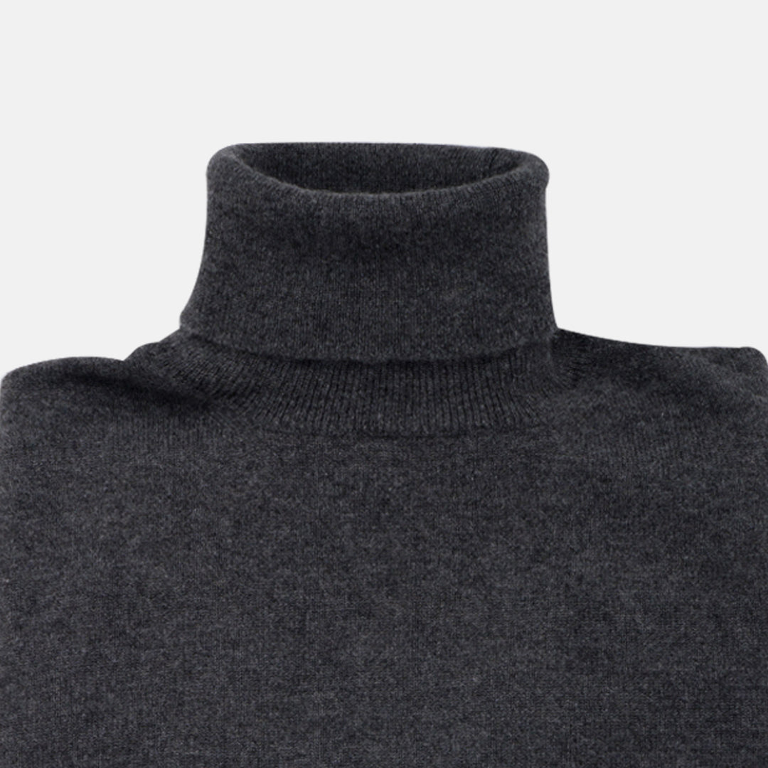 Dark Grey Turtleneck Sweater