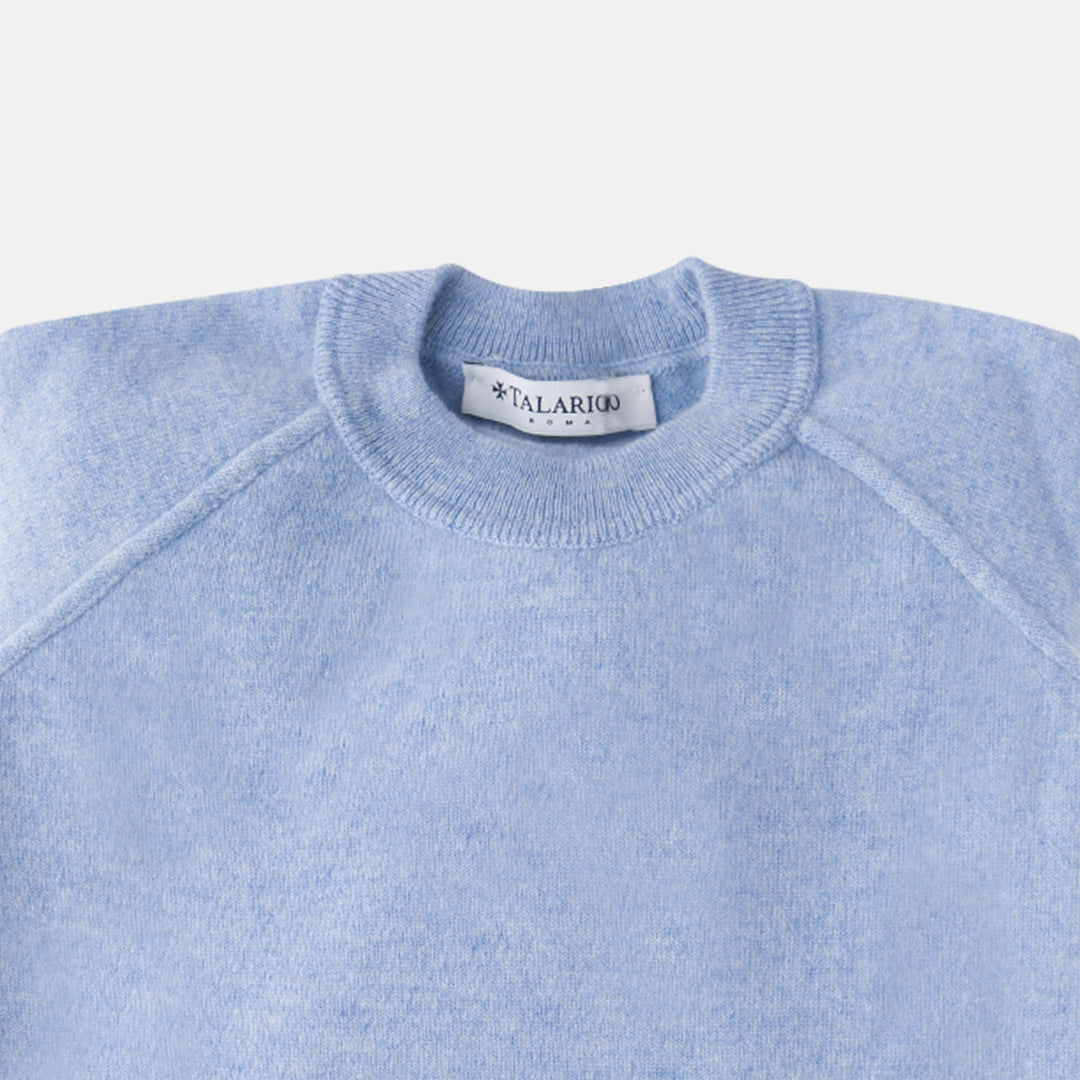 Blue cashmere sweatshirt