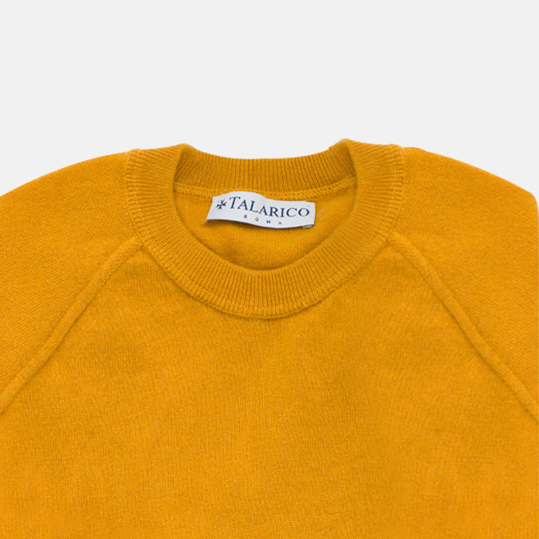 Pumpkin cashmere sweatshirt