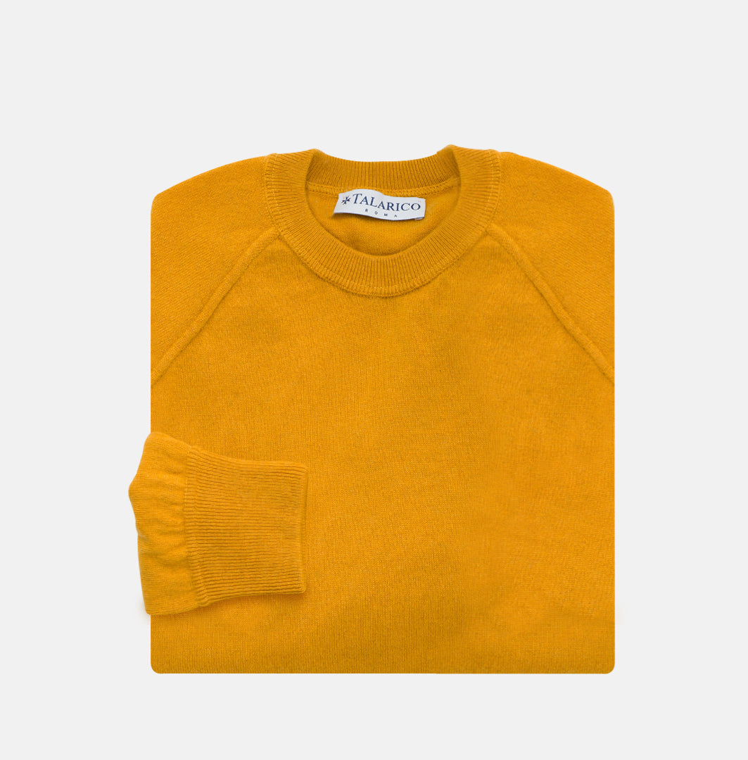 Pumpkin cashmere sweatshirt