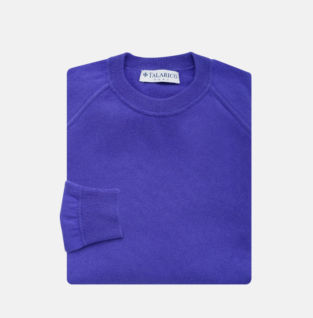 Violet cashmere sweatshirt