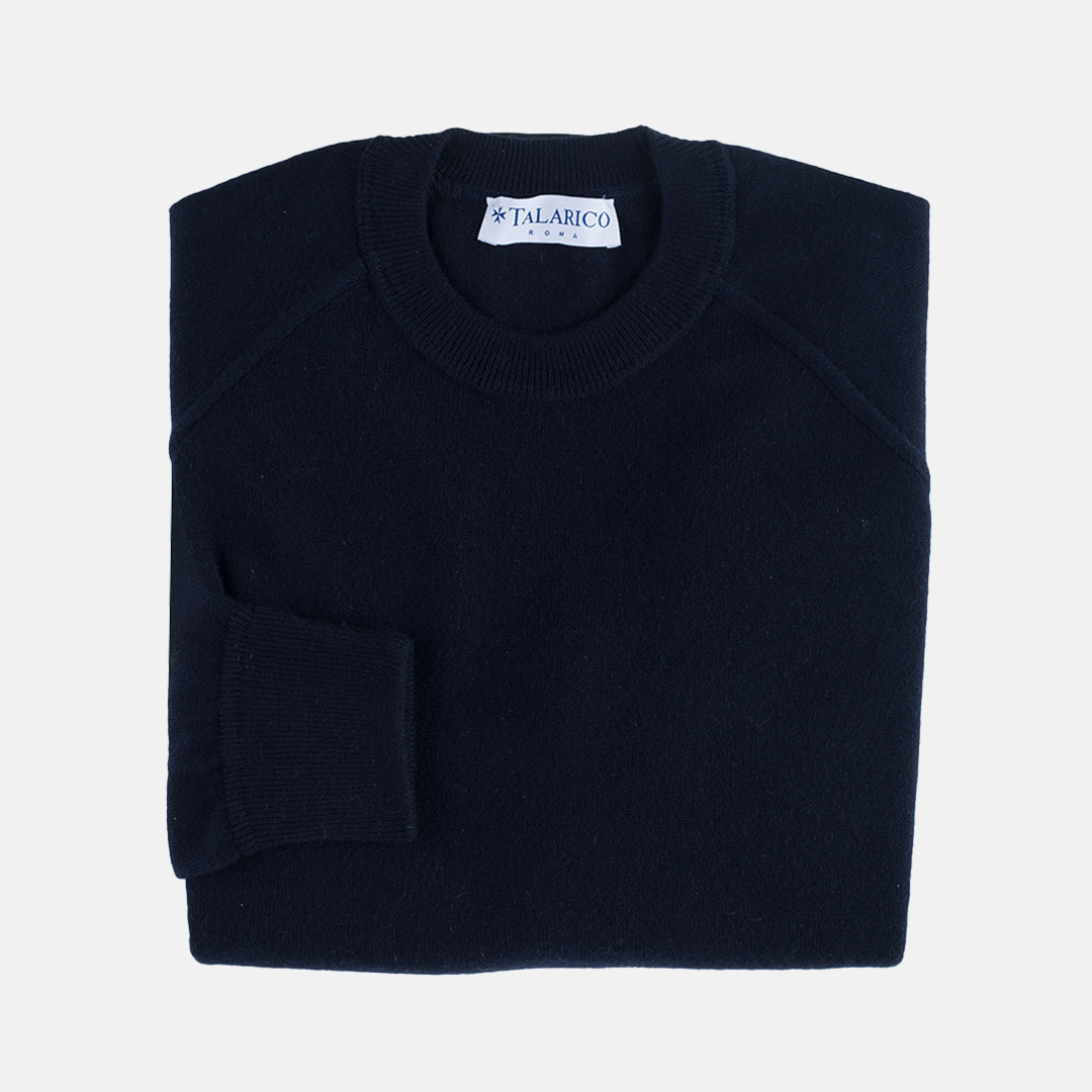 Blue cashmere sweatshirt