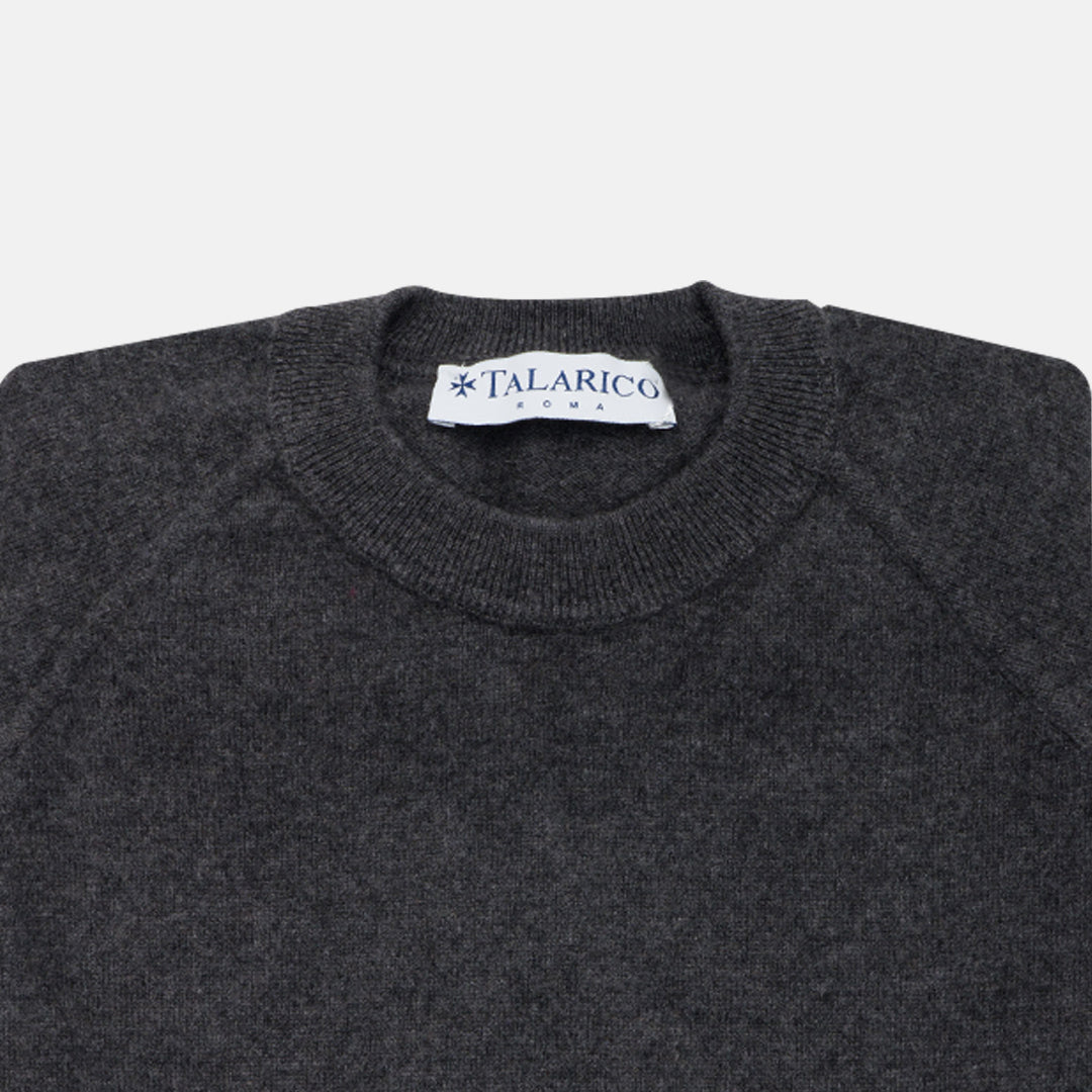 Dark grey cashmere sweatshirt