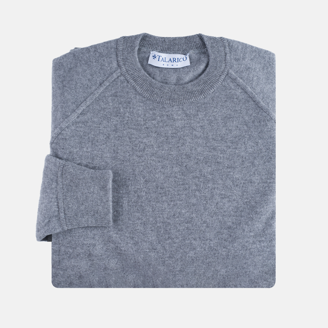 Grey Cashmere Sweatshirt