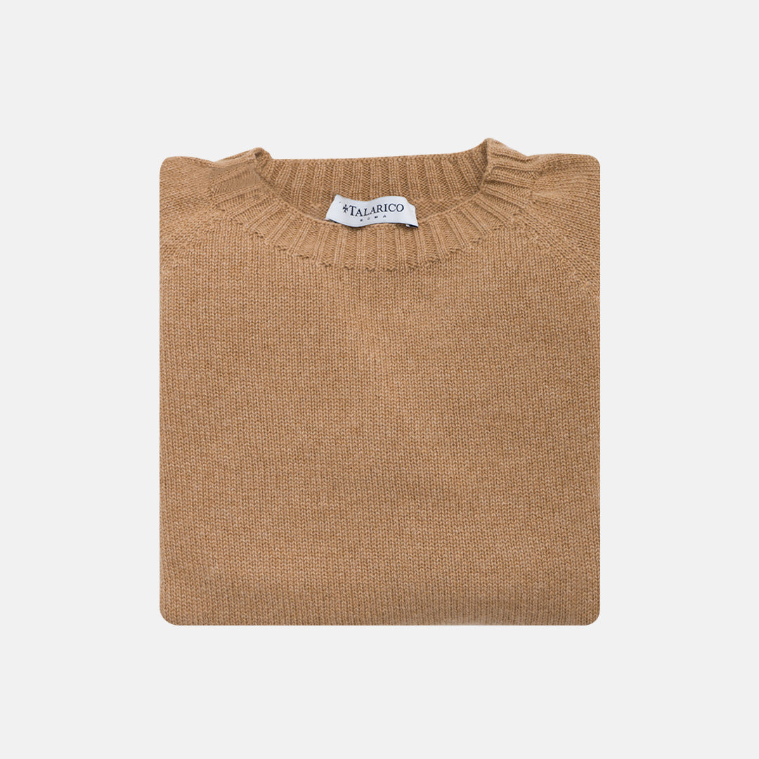 Camel Cashmere Crewneck