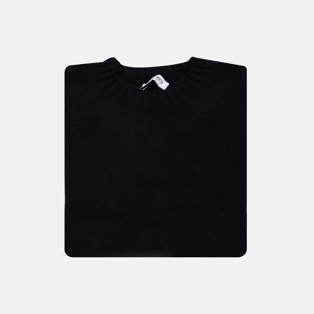 Black Cashmere Crewneck