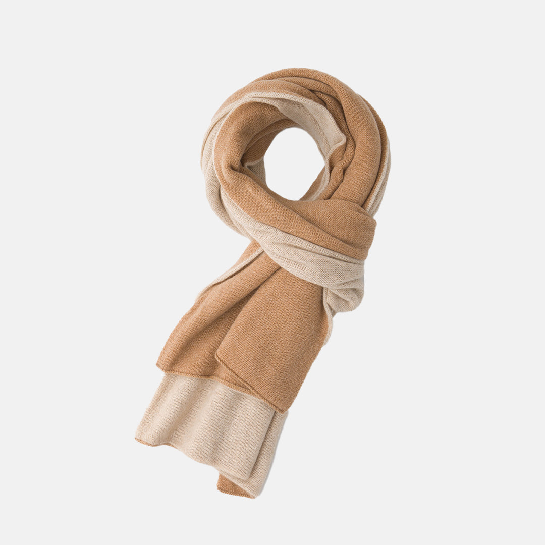 Brown-Cream Zebra Scarf