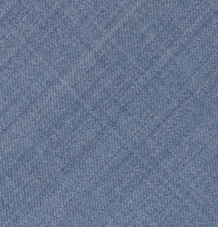 3-fold tie in light blue wool