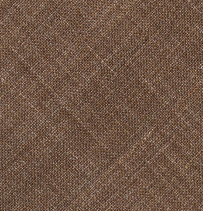 Brown Wool 3 Fold Tie