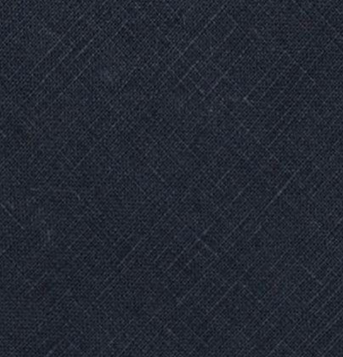 3 Fold Tie in Irish Linen Midnight Blue - TAL 319