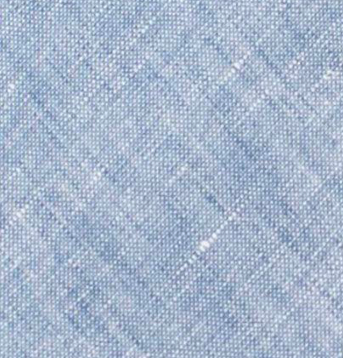 3 Fold Tie in Irish Linen Light Blue - TAL 321