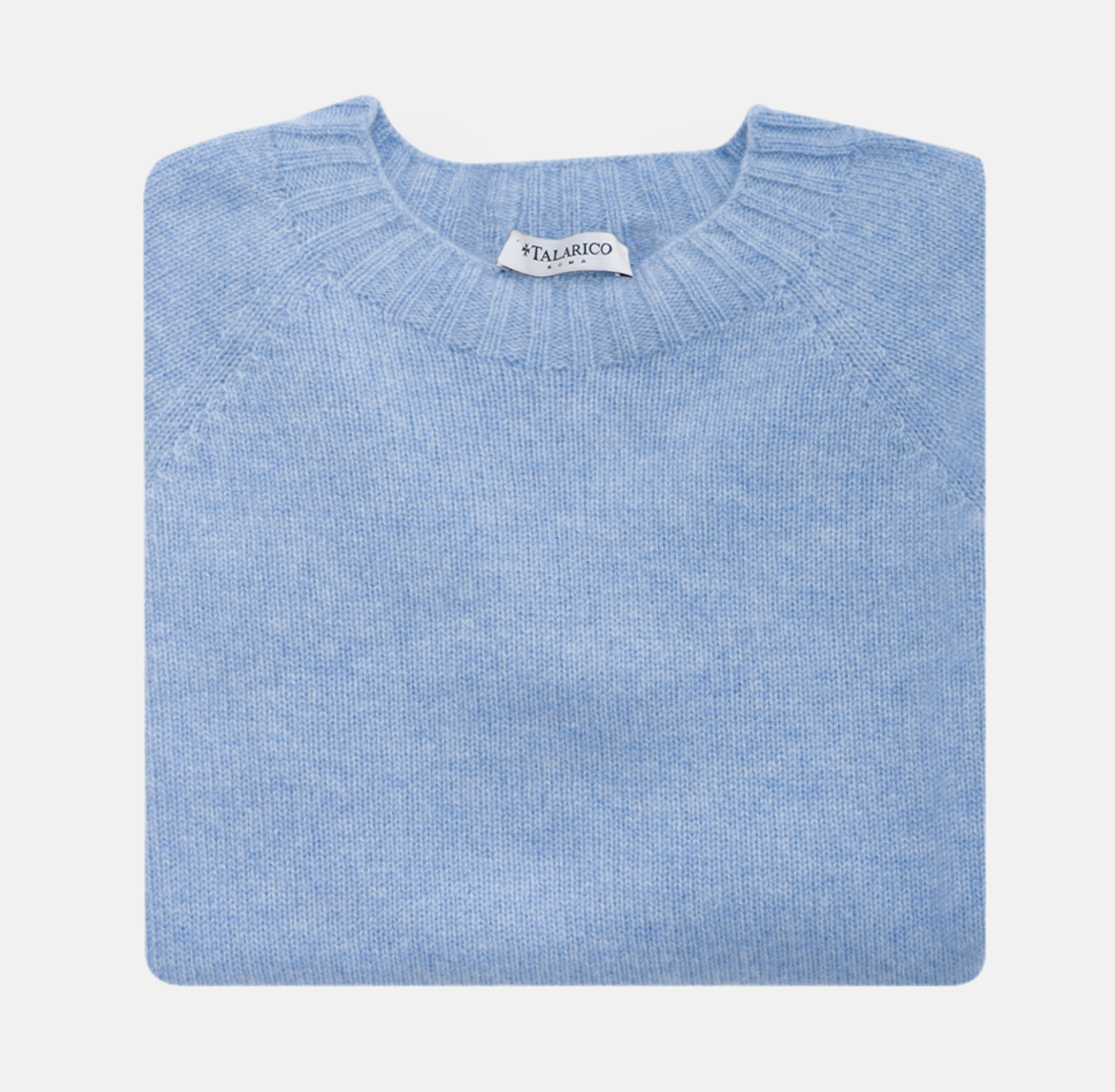 Girocollo in Cashmere Cielo