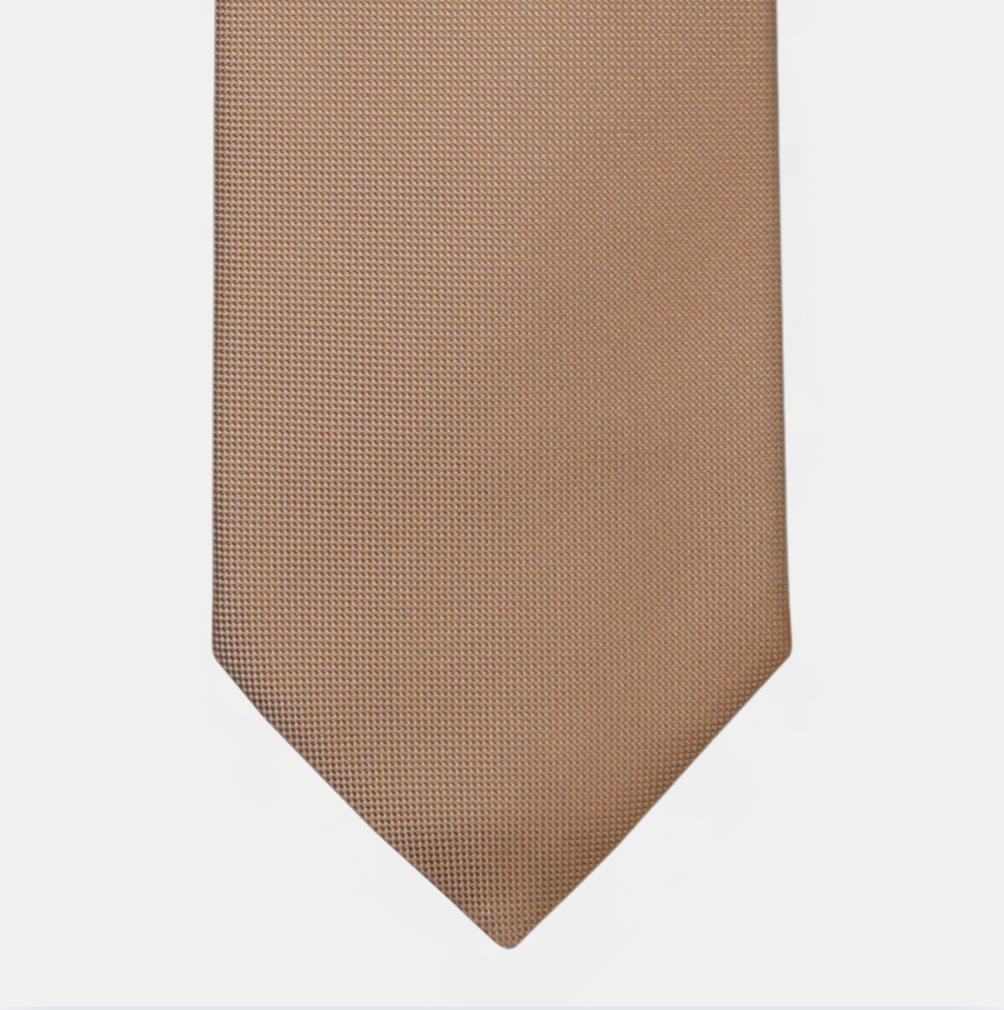 Mustard Solid Color Panamino Silk Tie - TAL283