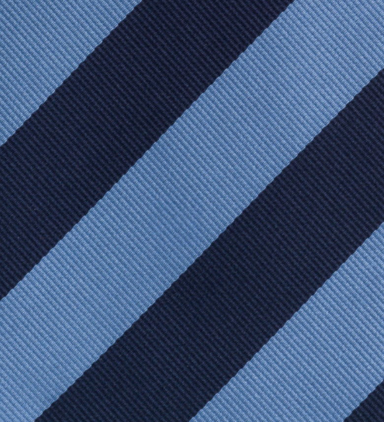 Regimental Silk Tie Sky Blue TAL 513